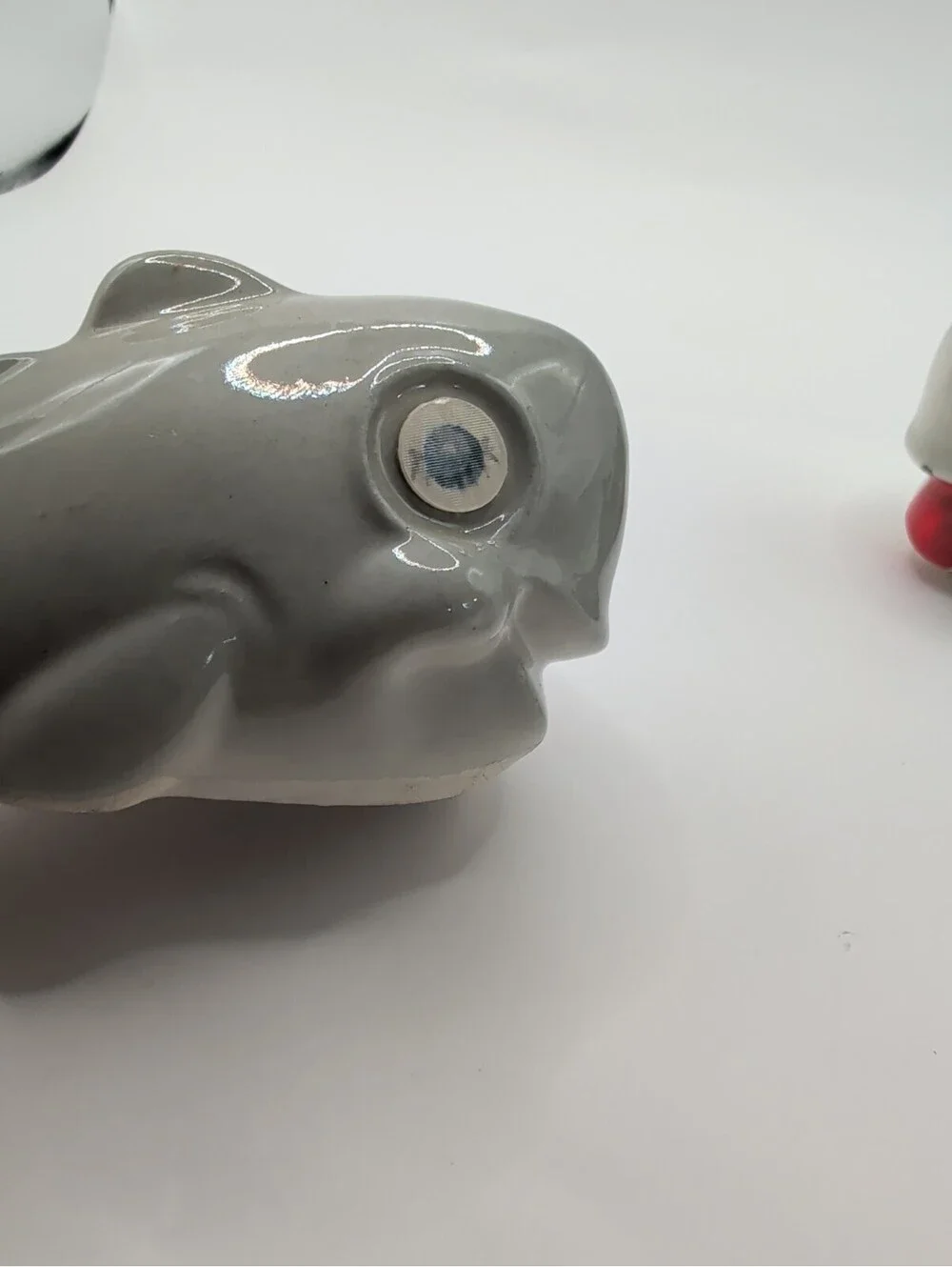 Vintage Japan  Whimsical Lenticular Eyes Whales Salt And Pepper Shakers
